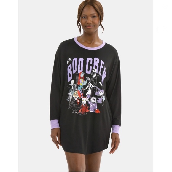 💜Bundle 2 Women’s Nightmare Before Christmas Sleep shirts Size:XS(0-2) - Picture 4 of 10